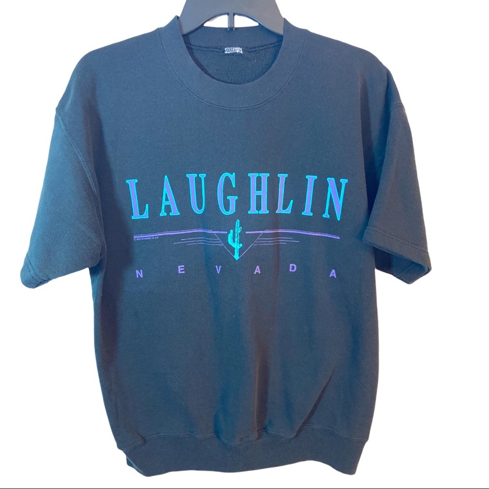 Vtg Short Sleeve Laughlin Sweatshirt